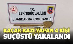 Kaçak Kazı Yapan 4 Kişi Suçüstü Yakalandı