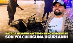 Kazada Hayatını Kaybeden Genç Motokurye Son Yolculuğuna Uğurlandı