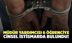 Müdür Yardımcısı 6 Öğrenciye Cinsel İstismarda Bulundu!