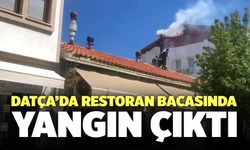 Datça’da Restoran Bacasında Yangın Çıktı