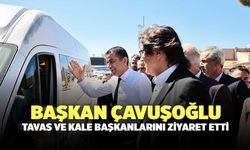 Başkan Çavuşoğlu, Tavas ve Kale Başkanlarını Ziyaret Etti