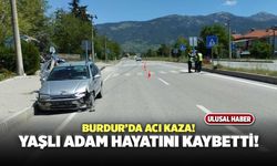 Burdur'da Yaşlı Adamı Hayattan Koparan Kaza!