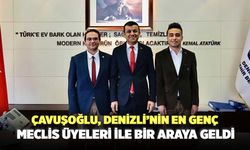 Çavuşoğlu, Denizli’nin En Genç Meclis Üyeleri İle Bir Araya Geldi