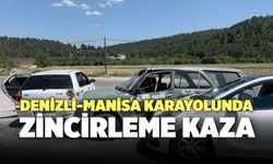 Denizli-Manisa Karayolunda Zincirleme Kaza