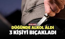 Düğünde Alkol Aldı 3 Kişiyi Bıçakladı