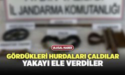 Gördükleri Hurdaları Çaldılar, Yakayı Ele Verdiler