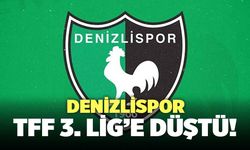Denizlispor 3. Lige Düştü!
