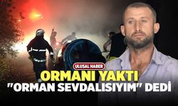 Ormanı Yaktı "Orman Sevdalısıyım" Dedi