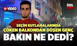 Seçim Kutlamalarında Çöken Balkondan Düşen Genç, Video Yayınladı