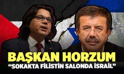 Başkan Horzum “Sokakta Filistin Salonda İsrail”