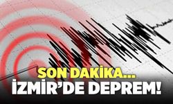 Son Dakika! İzmir’de Deprem Meydana Geldi!
