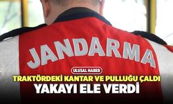 Traktördeki Kantar ve Pulluğu Çaldı, Yakayı Ele Verdi