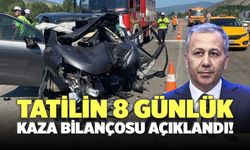 Tatilin 8 Günlük Kaza Bilançosu Açıklandı!