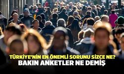 Türkiye’nin En Önemli Sorunu Sizce Ne? Bakın Anketler Ne Demiş