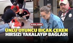 Ünlü Oyuncu Bıçak Çeken Hırsızı Yakalayıp Bağladı