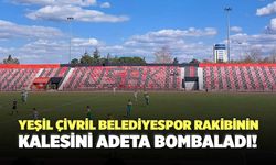 Yeşil Çivril Belediyespor Rakibinin Kalesini Adeta Bombaladı!