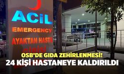 OSB’de Gıda Zehirlenmesi! 24 Kişi Hastaneye Kaldırıldı