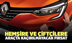 Hemşire ve Çiftçilere Araçta Kaçırılmayacak Fırsat