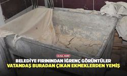 Belediye Fırınından İğrenç Görüntüler, Vatandaş Buradan Çıkan Ekmeklerden Yemiş