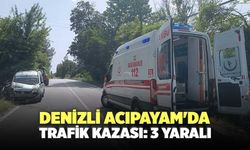 Denizli Acıpayam'da Trafik Kazası: 3 Yaralı