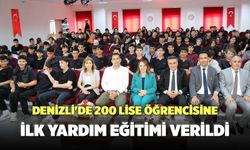 Denizli'de 200 Lise Öğrencisine İlk Yardım Eğitimi Verildi