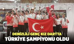 Denizlili Esma Doğan Dartta Türkiye Şampiyonu Oldu