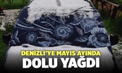 Denizli’ye Mayıs Ayında Dolu Yağdı