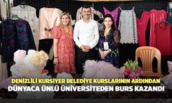 Denizlili Kursiyer Belediye Kurslarının Ardından Dünyaca Ünlü Üniversiteden Burs Kazandı