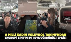 A Milli Kadın Voleybol Takımı'ndan Ekonomi Sınıfını Mı Reva Gördünüz Tepkisi