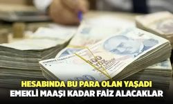 Hesabında bu para olan yaşadı: Emekli maaşı kadar faiz alacaklar