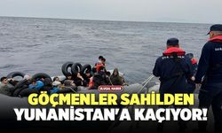 Göçmenler Sahilden Yunanistan'a Kaçıyor!