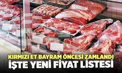 Kırmızı et bayram öncesi zamlandı: İşte yeni fiyat listesi