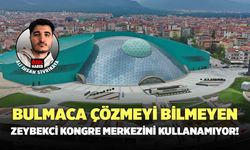 Bulmaca Çözmeyi Bilmeyen, Zeybekci Kongre Merkezini Kullanamıyor!