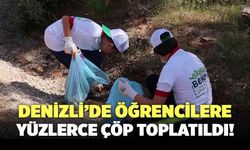 Denizli'de Öğrencilere Yüzlerce Çöp Toplatıldı!