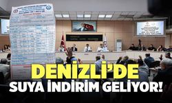 Denizli'de Suya İndirim Geliyor!