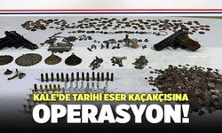 Kale’de Tarihi Eser Kaçakçısına Operasyon!