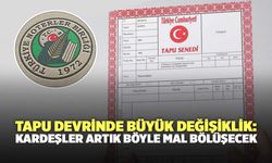 Tapu Devrinde Büyük Değişiklik: Kardeşler Artık Böyle Mal Bölüşecek