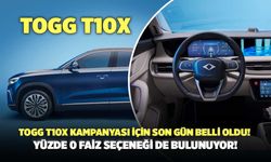 Togg T10X Kampanyası İçin Son Gün Belli Oldu! Yüzde 0 Faiz Seçeneği De Bulunuyor!