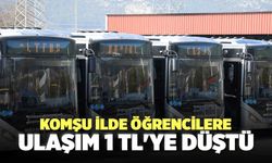 Komşu İlde Öğrencilere Ulaşım 1 TL'ye düştü