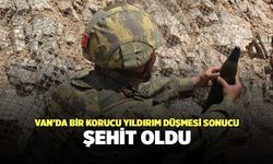 Van'da Bir Korucu Yıldırım Düşmesi Sonucu Şehit Oldu