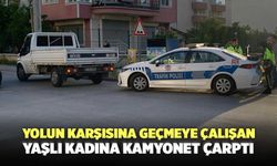 Yolun Karşısına Geçmeye Çalışan Yaşlı Kadına Kamyonet Çarptı