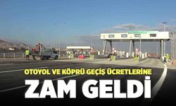 Otoyol Ve Köprü Geçiş Ücretlerine Zam Geldi