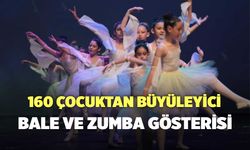 160 Çocuktan Büyüleyici Bale Ve Zumba Gösterisi