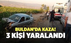 Buldan’da Kaza! 3 Kişi Yaralandı