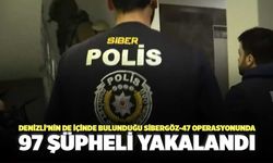 Denizli’nin de İçinde Bulunduğu Sibergöz-47 Operasyonunda 97 Şüpheli Yakalandı