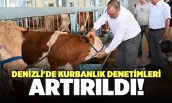 Denizli'de Kurbanlık Denetimleri Artırıldı!