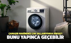 Çamaşır Makineniz Çok Sallanıyorsa Dikkat! Bunu Yapınca Geçebilir