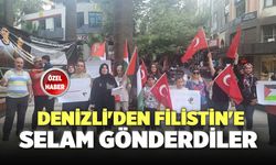 Denizli'den Filistin'e Selam Gönderdiler