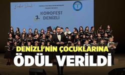 Denizli'nin Çocuklarına Ödül Verildi