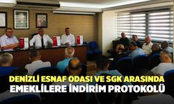 Denizli Esnaf Odası ve SGK Arasında Emeklilere İndirim Protokolü